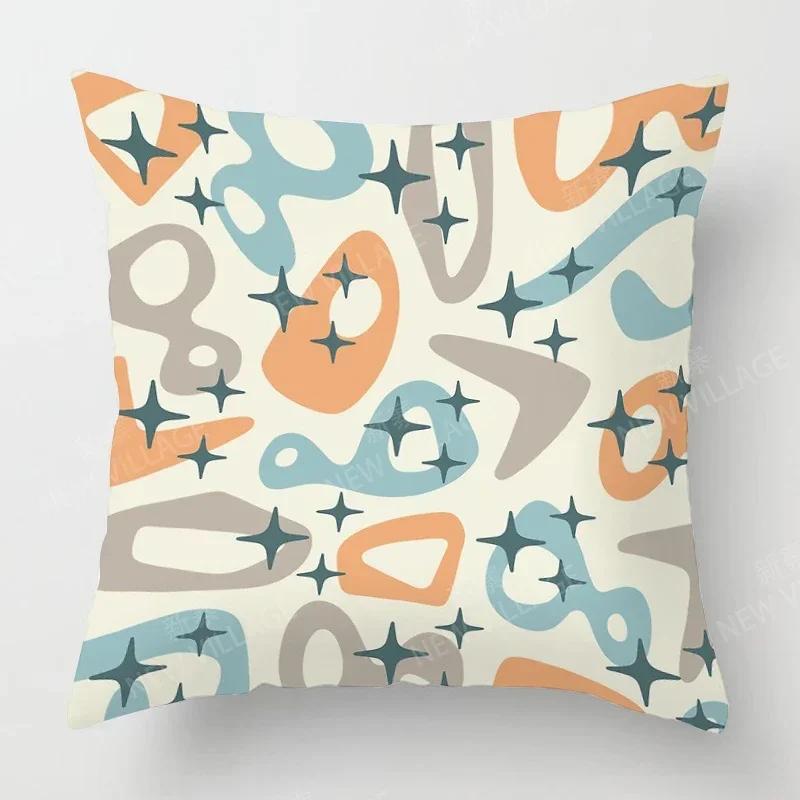 

Скандинавский Осенний Домашний Декор Осенняя Наволочка для Подушки-Пледа Чехол для Подушки на Диван Современная Геометрия 66x66cm светло-коричневого