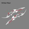 2PCS Car Both Door Side Waist Line Stickers Great Shark Graphics Vinyl Decals Automobile Styling Decoration Stickers Accessories