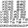 Car Trunk Sticker 3D ABS Glossy Black B4 B5 B6 T3 T4 T5 T6 T8 AWD D3 D4 D5 D6 D7 For XC90 XC70  XC60  XC40 V90 V60 V50 V40