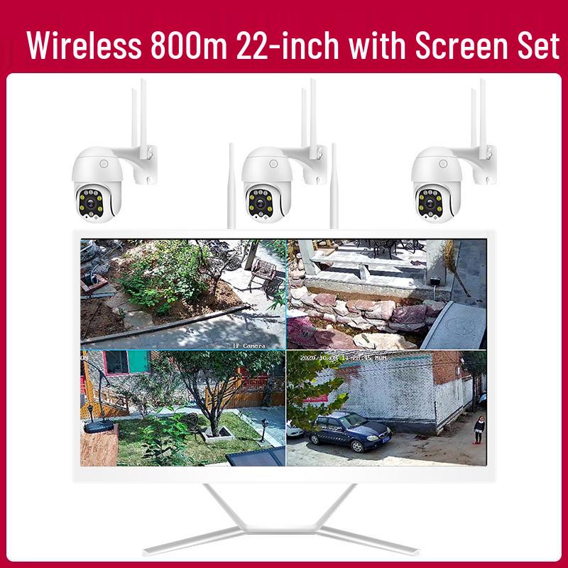 Wireless HD All-in-One Camera System for Home & Outdoor - No Wiring Needed