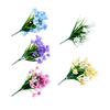 Artificial Flower Multi-Head Fake Flowers Bouquet Home Decoration Resistant Party Garden Living Room Bedroom Holiday
