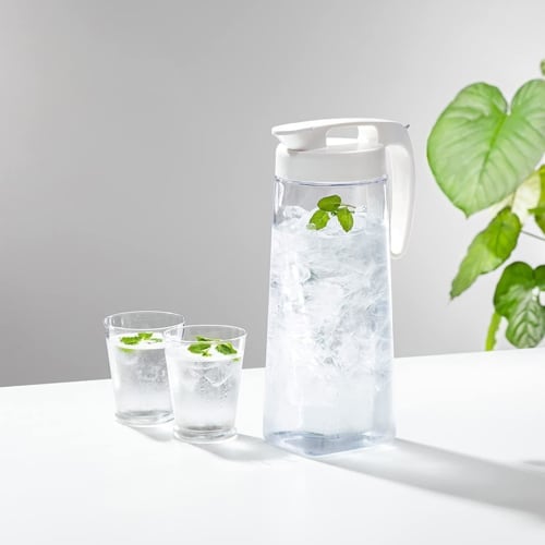 Iwasaki Industrial Lastroware 2.1L Seamless Pitcher, Hot Water Capable, Made In Japan, Perfect for Barley Tea, Cold Brew Coffee, and Cold Tea, Horizon