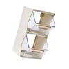 Desktop Tea Bag Organizer 2 Layer Desk Storage Rack for Office Milk Home