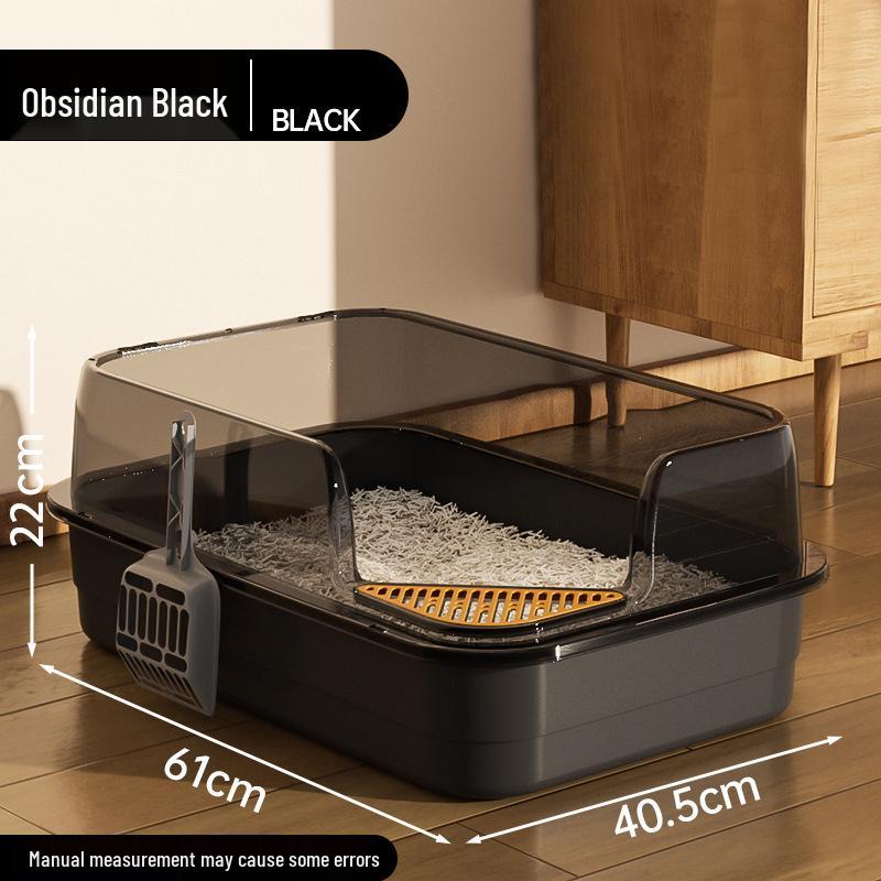 Extra Large High-Sided Anti-Tracking Cat Litter Box