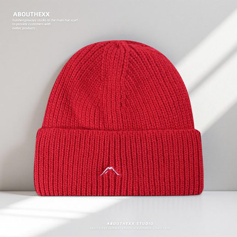 

Autumn and Winter Warm Knitted Hats for Men and Women Winter Thickened Cold Proof Woolen Hats Warm Ear Protection Cold Hats M（56-60cm）