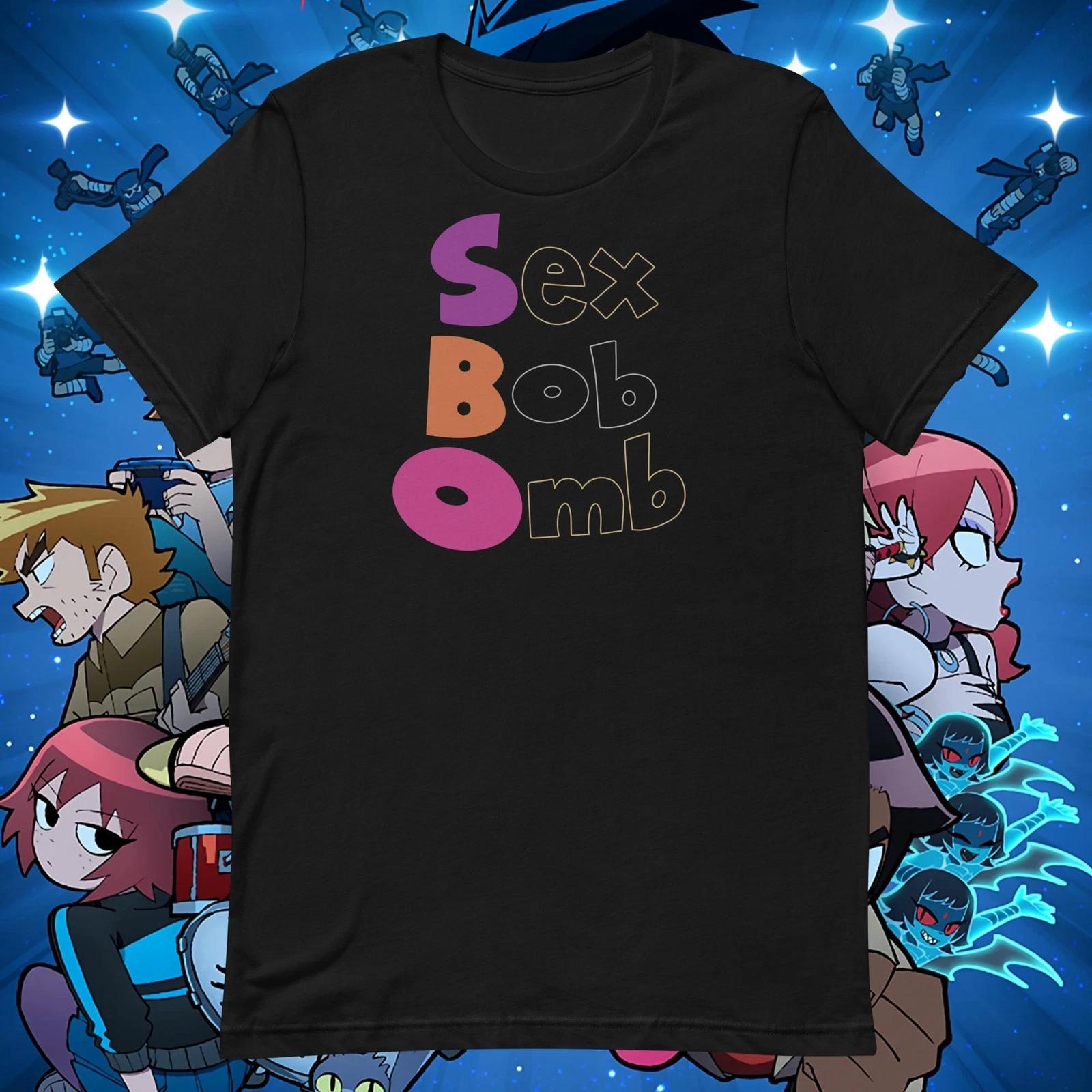 Scott Pilgrim Takes Off Knives Chau Sex Bob Omb Shirt S