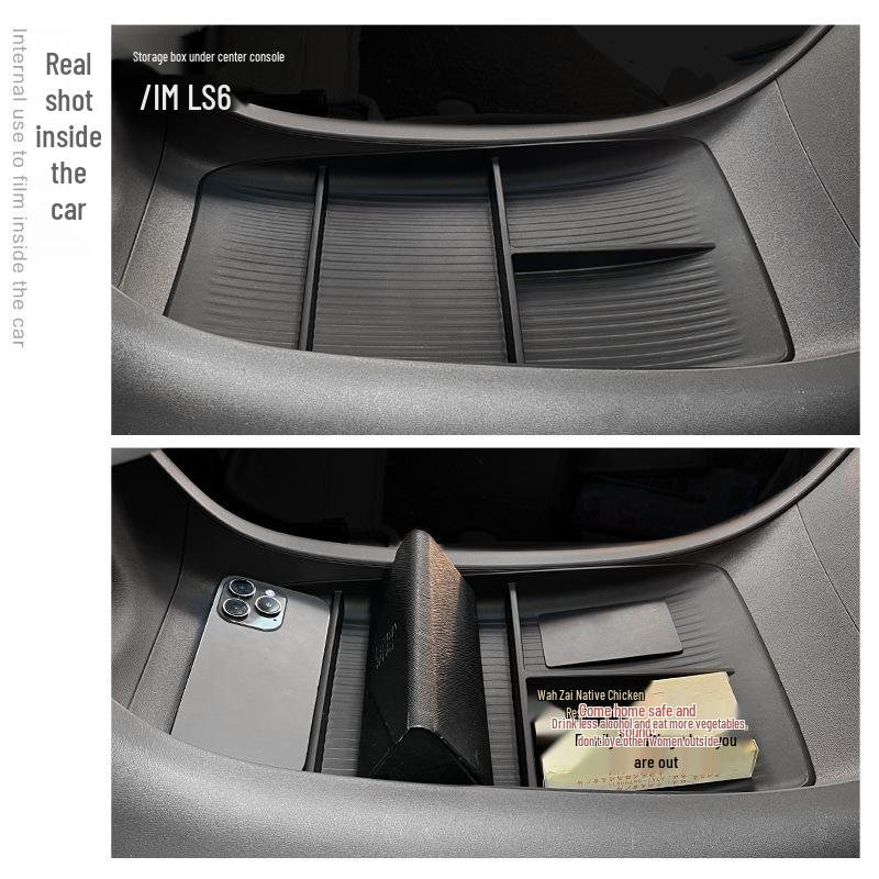 Compatible Center Console Storage Box for 23-25 LS6 Interior Modification
