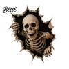 Decorative Decals for Dormitory Halloween Break-in 3D Wall Decals Illusion Effect Spooky Breaking Through Stickers Party Sticker Horror Ghost Witch