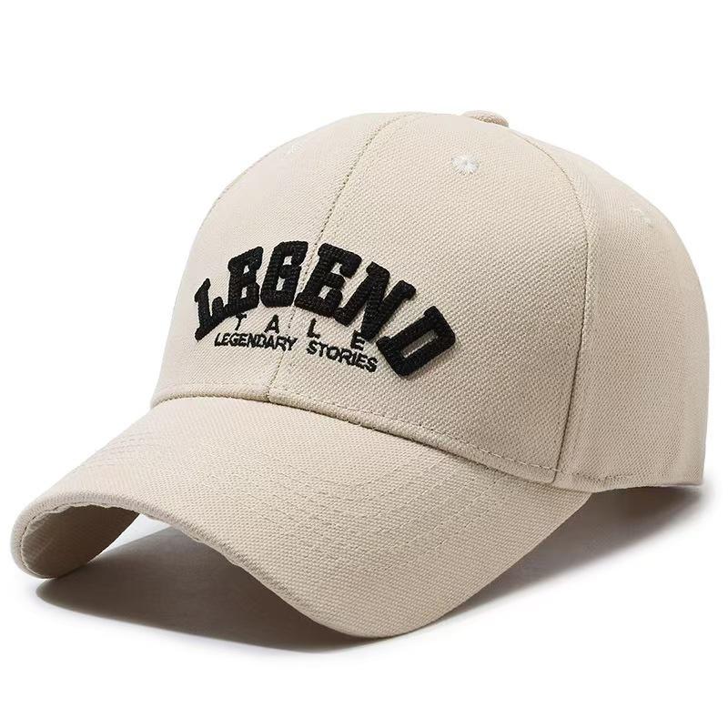 Women's Baseball Cap - All Seasons, 3d Letter Embroidery, Structured Brim, Wide Brim, Face-slimming Design