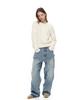AEGO FREEDOM LAB Canvas Tag Round Knit_Ivory