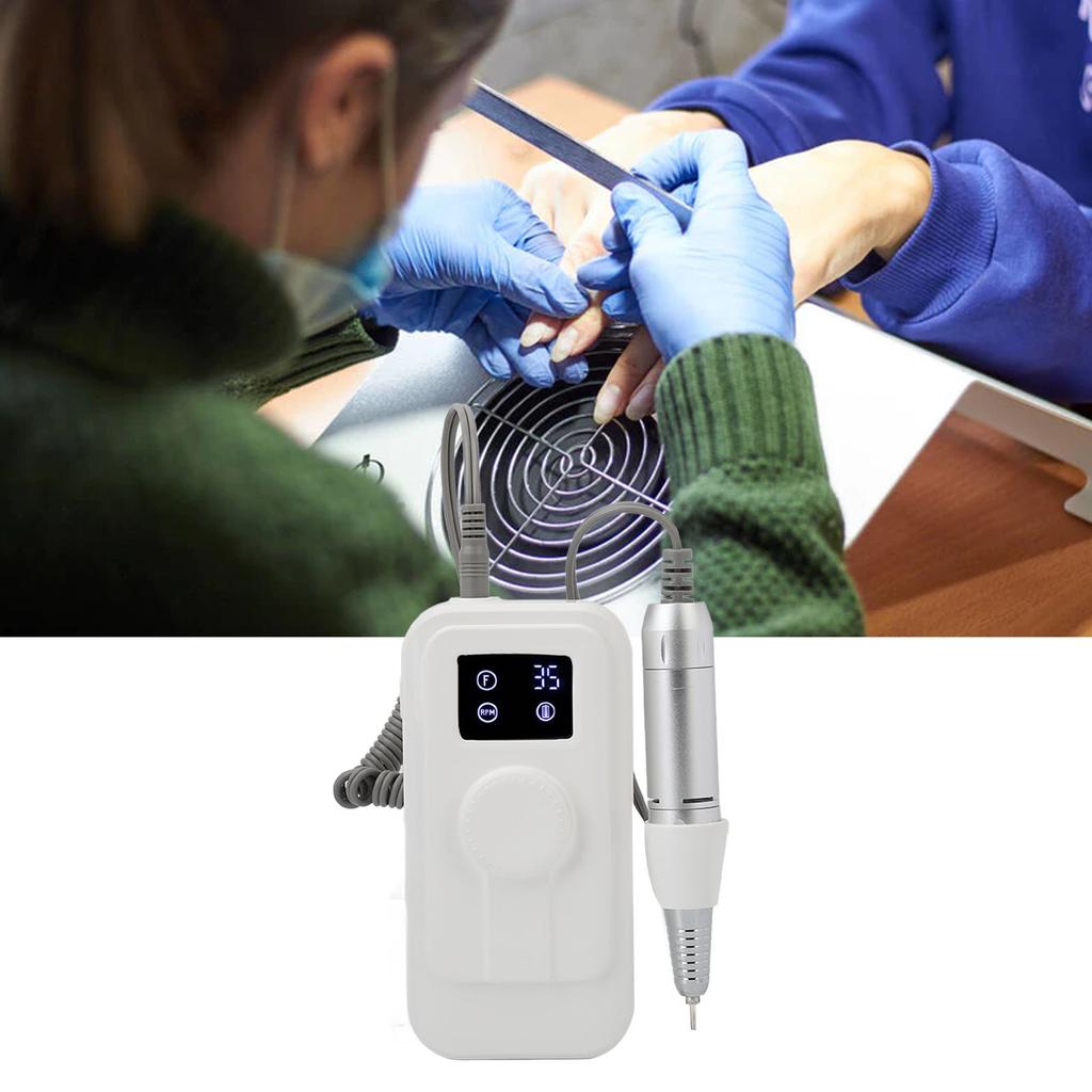 Electric Nail Drill NaMachine Portable Rechargble High Power Nail Art File Drill Kit