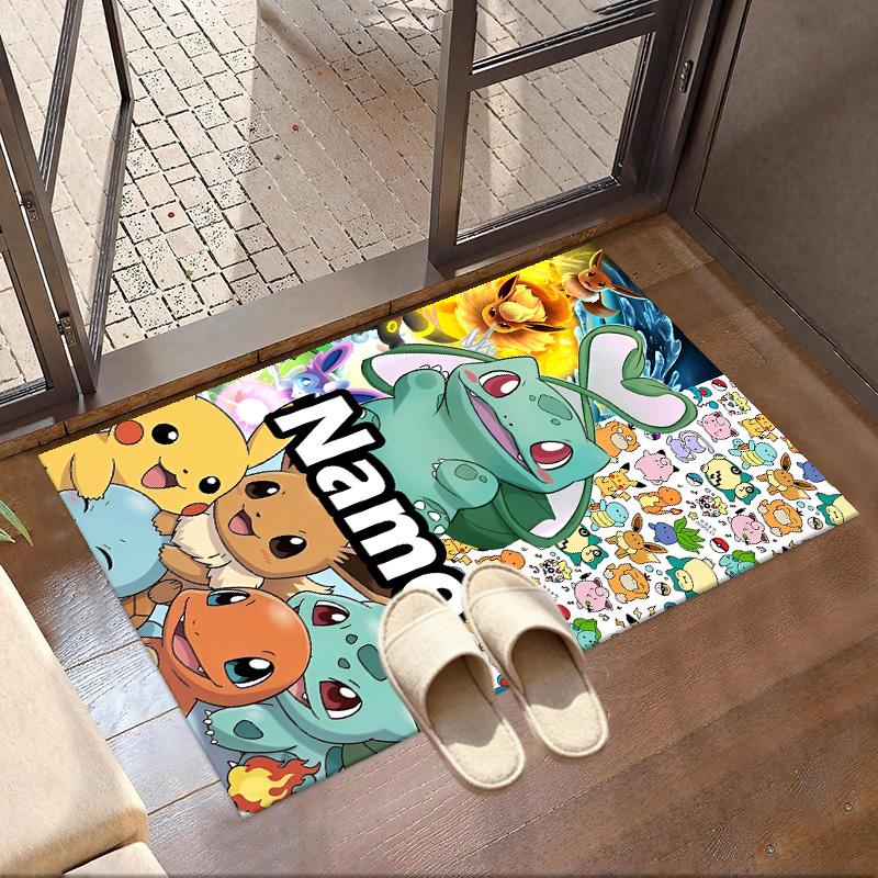 Custom Name Personalized Card Game Print Carpet, Versatile Home Decor Rug, for Playroom, Apartment, Balcony, Entryway, Hallway Gift