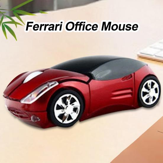 

Эргономичный дизайн Удобная рукоятка Противоскользящий ролик 3 кнопки Оптическая мышь Форма спортивного автомобиля 2,4 ГГц Беспроводная игровая мышь