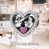 Charms Heart Love Oath Bead Pr 925