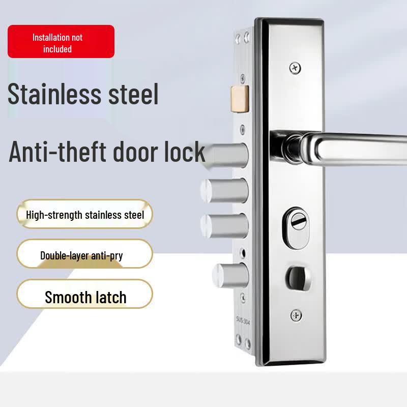 Qigu Zongheng AQ-S1218 Universal Stainless Steel Anti-Theft Mechanical Door Lock