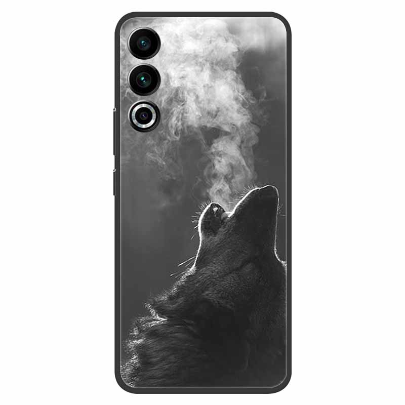For Meizu 20 Case 6.55" Capa Silicone Painted Soft Black Cover for Meizu 20 2023 Covers Para Meizu20 Coque TPU Protective Shells