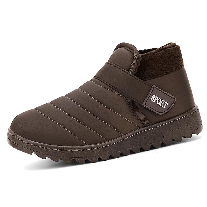 Новые мужские ботинки Слипоны Мужские ботинки в стиле милитари Повседневные Сохраняющие тепло Износостойкие Противоскользящие Мужские туфли в британском стиле Молодой новый стиль Горячие 40 коричневый 3178₽