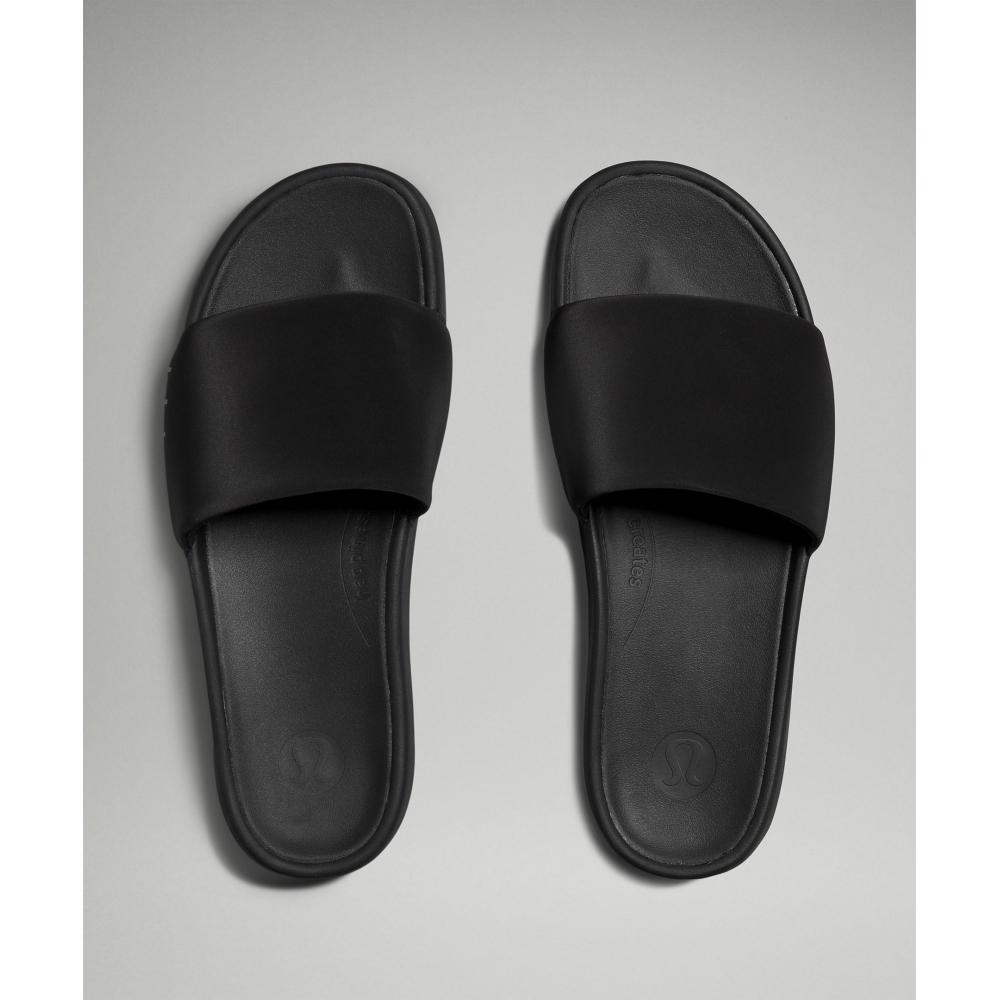 Lululemon Men S reStfeel Slide Black Graphite Grey