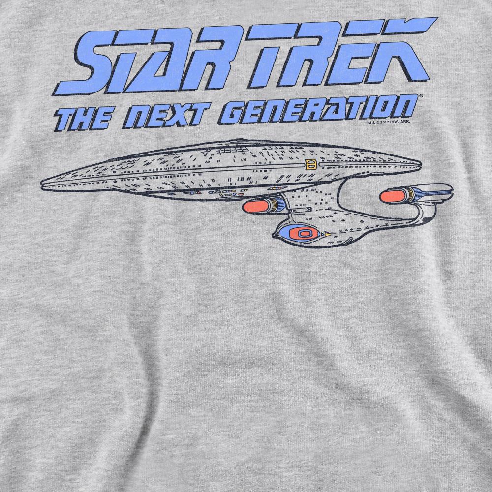 STAR TREK Unisexová mikina pro dospělé The Next Generation Distressed