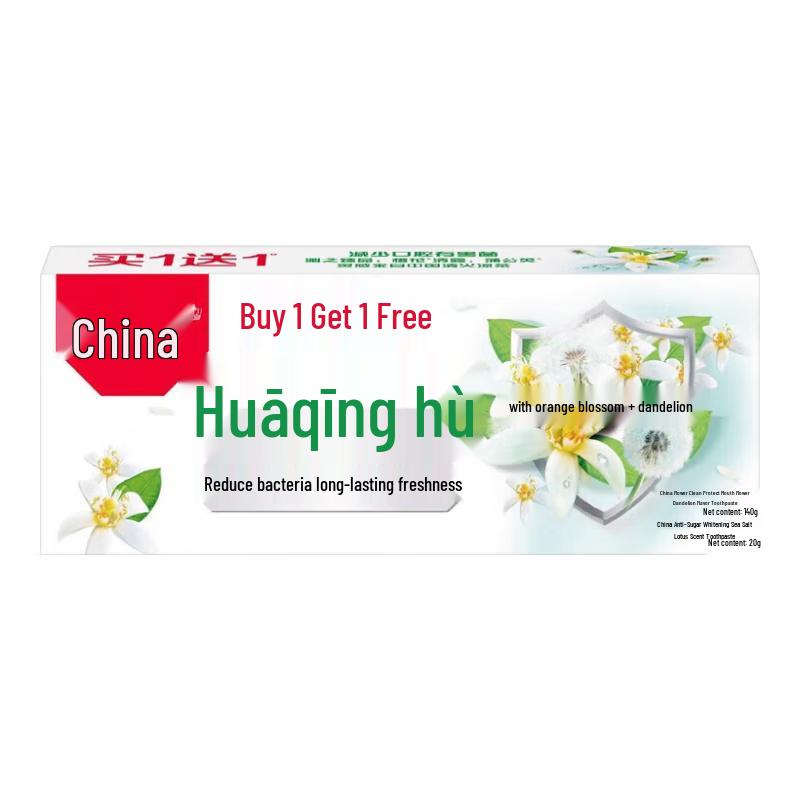 

Zhonghua Huaqinghu Orange Blossom Dandelion Gum Care Toothpaste
