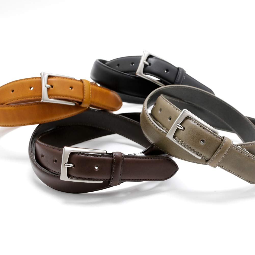 [Vincent Crafted] Nagasawa Belt Industry Italian Leather Business Belt NEW YORK Men's 30mm Wide Made in Japan Genuine Leather Belt Business Belt Veget