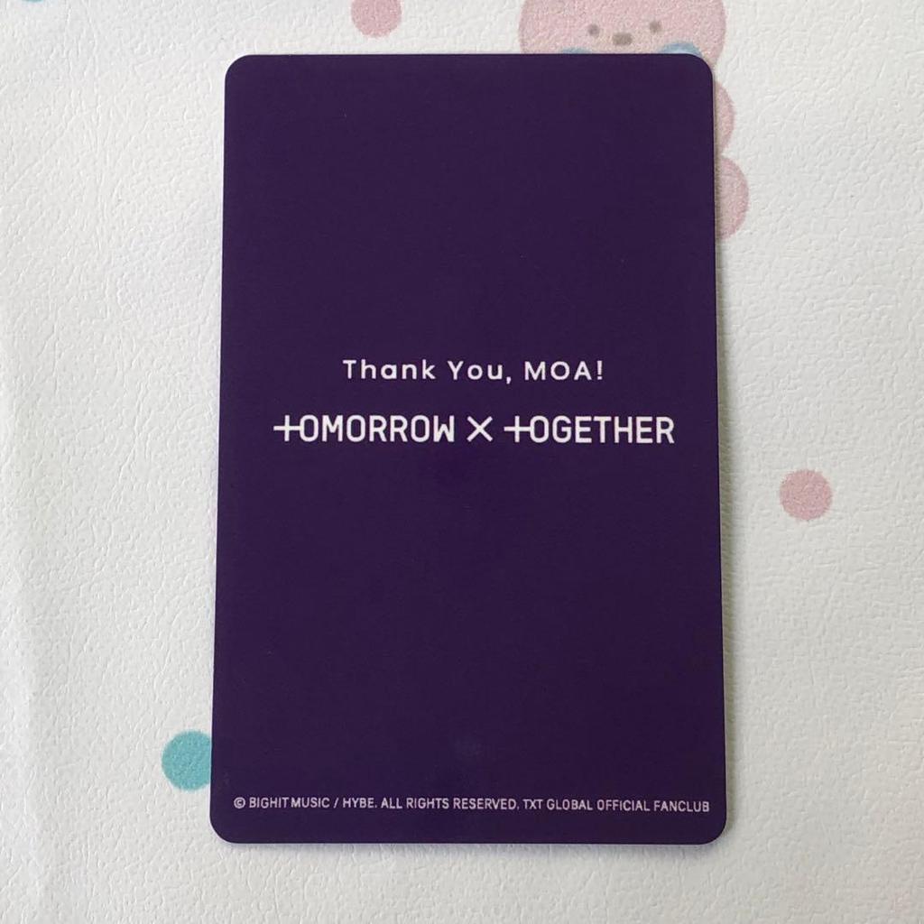 [USED] TXT 2024 MOA Membership FC Survey Beomgyu Trading Card