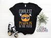 Coolest Pumpkin In The Patch Halloween T-Shirt, Funny Party Costume, Cool Cute Gift TShirt, Vintage Halloween Women's Men's Kid's Present,