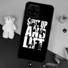 Bodybuilding Gym Fitness Quotes Case For Samsung Galaxy M06 M53 M13 M31 M11 M35 M55 M15 M56 M36 M16 M12 M32 M52 M14 M34 M54