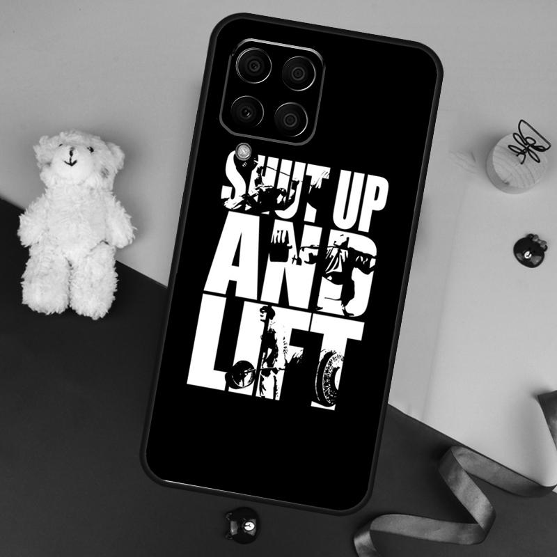 Bodybuilding Gym Fitness Quotes Case For Samsung Galaxy M06 M53 M13 M31 M11 M35 M55 M15 M56 M36 M16 M12 M32 M52 M14 M34 M54
