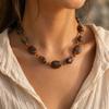 Irregular Beaded Necklace Handmade Geometry Necklace Trendy Irregular Necklace  Party