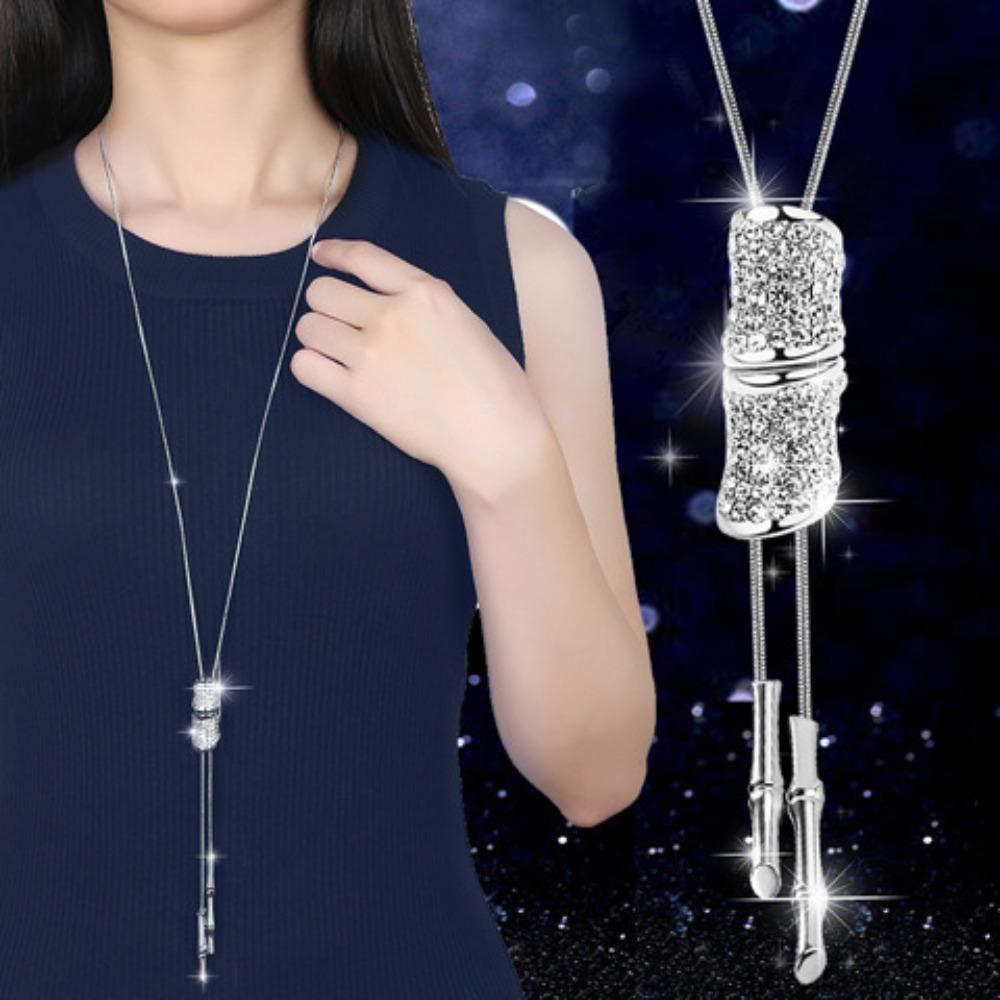 Sweater Chain Long Necklace Light Luxury High Sense Versatile Fringed Jewelry Accessories Pendant