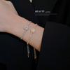 Shining Zircon Bracelet Adjustable Fashion Jewelrys Trendy Women's Bracelets  Birthday Gifts