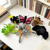 1 Stück 6 Arten von Insekten Plüschtiere Lebensecht Schmetterling Ameise Biene Marienkäfer Gottesanbeterin Spinne Lustiges Simuliertes Insektenmodell Puppe