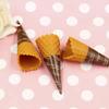 Dollhouse Miniature Simulation Ice Cream Model Fake Crispy Cone Dolls House Creative DIY Play Food Accessories Toys 5pc/lot
