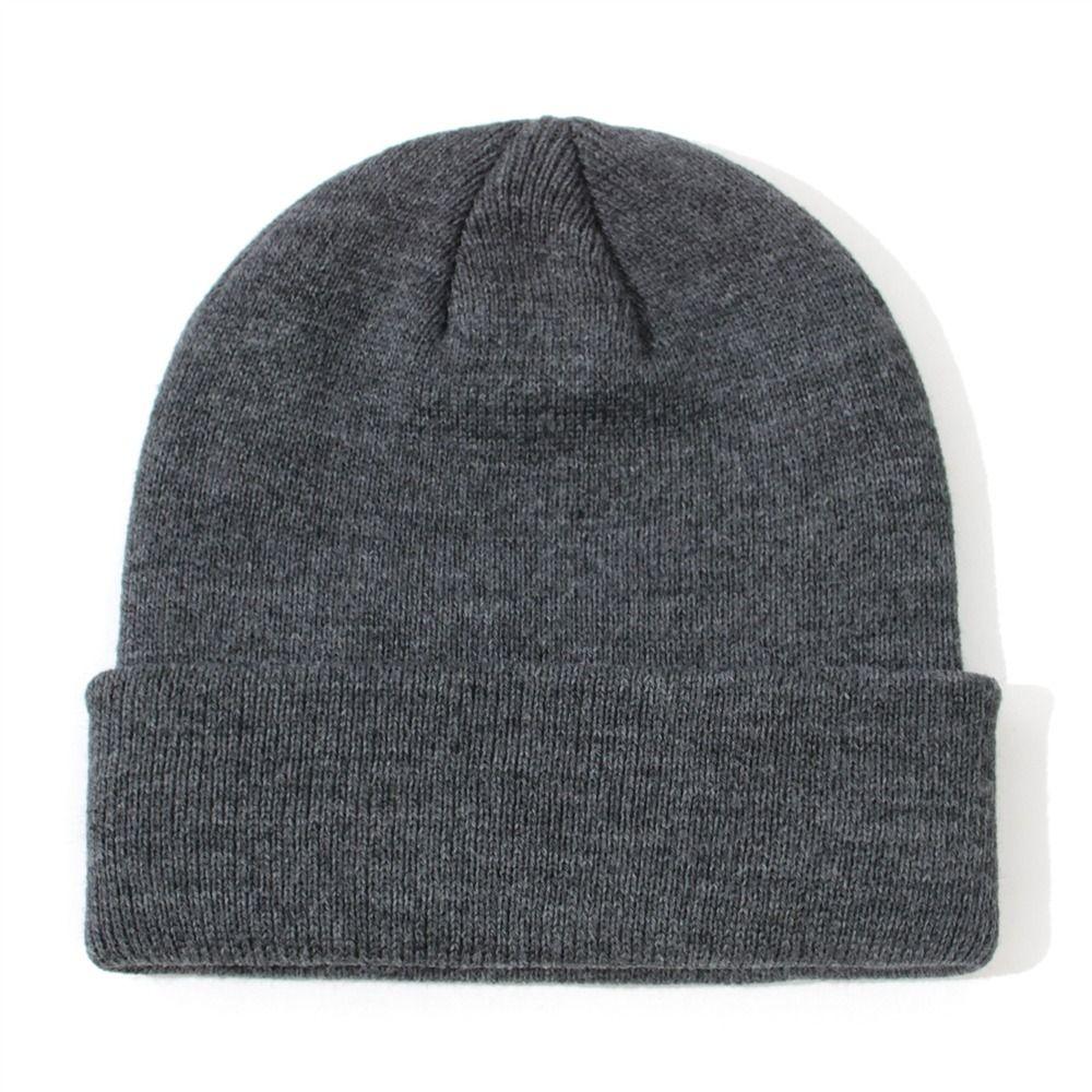 Solid Color Baby Beanies Soft Warm Knit Cap Fashion Kids Winter Hat for Boys Girls
