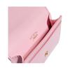 Gucci Bamboo Bamboo Detail Soft Leather Card Holder Women's Pink