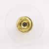 CHANEL Logo COCO Mark Piercing gold/black Plated Gold/Fake pearl 9.82g Women Used