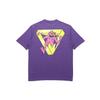 Palace X M-Zone Co-Branded Lil Devil Tri-Ferg Pattern Short Sleeve T-Shirt Unisex Tops Purple P20TS086