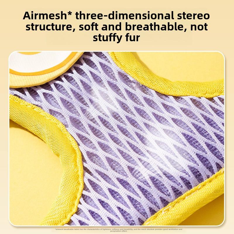 Hund Cartoon Atmungsaktive Leine Haustier Brustgurt Weste Typ Spaziergang Hundeleine Katze Aus Haustierleine Zubehör