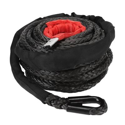 Synthetisch Lierkabel met Beschermhoes 9,5 mm X 23 m 7,5T Hoge Sterkte Lierkabel voor 4WD