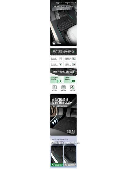 2026 Roewe I5 TPE Full Coverage Floor Mats & Seat Covers Car Decor