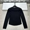 Xiangjia 2025 Autumn/Winter Wool Blend Round Neck Knit Top