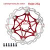 140mm 160mm 180mm Six-Bolt Floating Disc Cooling Brake Pad for Mountain Bikes and Scooters