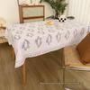Retro Waterproof Oilproof Heatproof Tablecloth - Wash-Free Rectangular Fabric for Desks & Coffee Tables