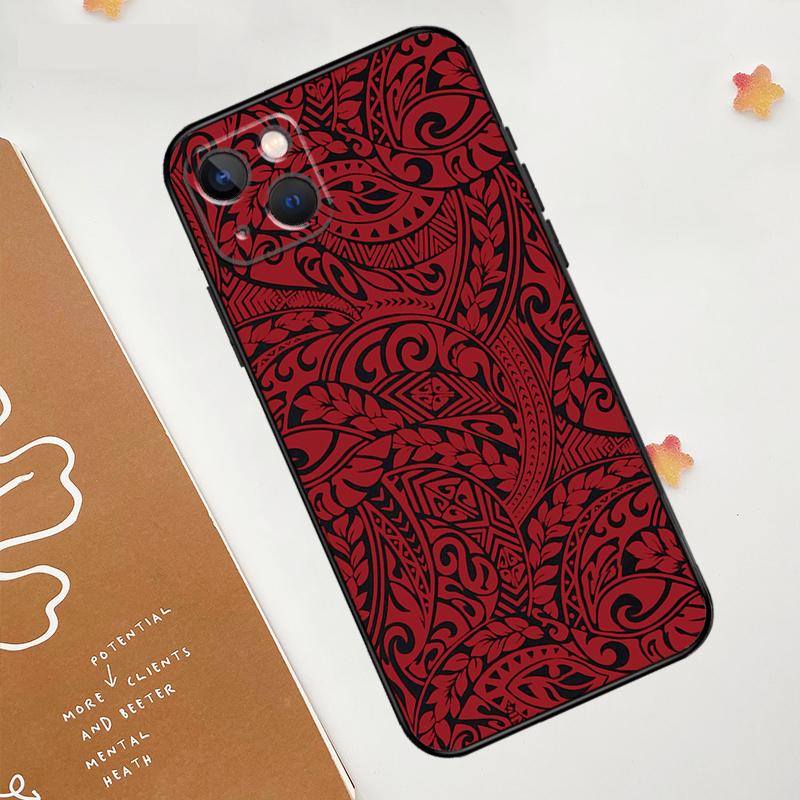Maorské Polynéské Samojské Kmenové Pouzdro Pro iPhone 17 Pro Max 17 Air 16 15 14 13 12 11 Pro Max Plus Mini 16e Funda Kryt