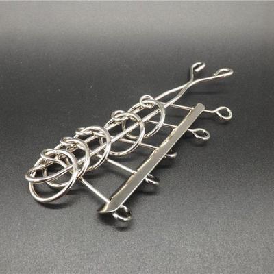 Chinese Metal Five Rings Puzzle Gadget Intelligence Game