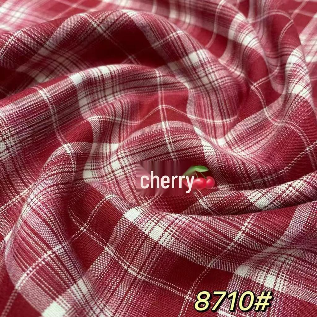 Spring-Summer Women's Plaid TR Fabric JK Skirt Pants & Children's Wear