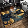 Egyptian Cat Mythology Office Rug Chair Mat, Entryway Carpet, Suitable for Front Door, Bedroom, Living Room, Desk, Holiday Gift
