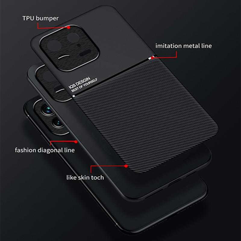 Magnetische Hülle mit Ledertextur für Xiaomi 13 5G Mi 12T Pro 11 Lite Magnetische Auto-Hülle für Xiaomi 13 Pro 12 Pro 11T Pro 11 Ultra