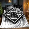 Coperta Borussia Verde Nera Leggera Coperta Ideale per il Letto Perfetta per Viaggi, Campeggio, Soggiorni, Uffici, Divani, Regalo di Natale per Fan